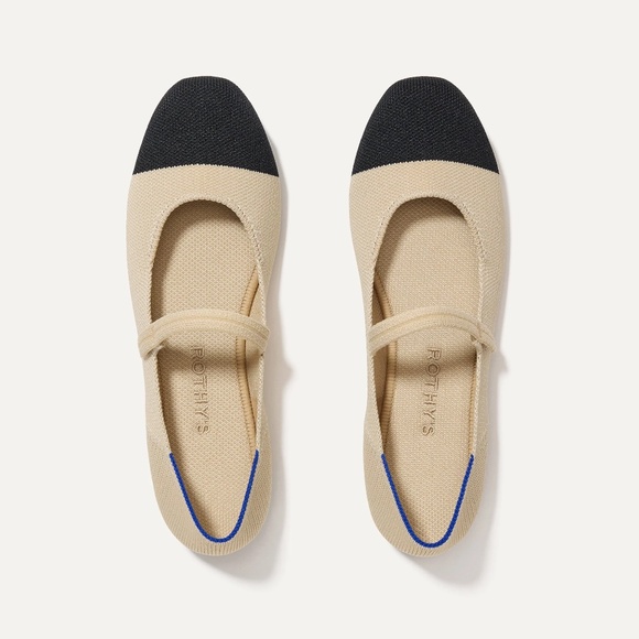 Rothy’s The Square Mary Jane – Cream Captoe - Picture 4 of 10